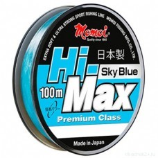 Леска Momoi Hi-Max Sky Blue 0.20мм 4.5кг 100м голубая